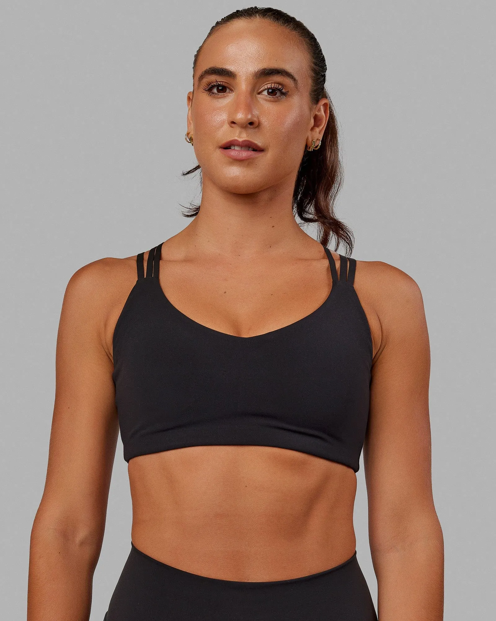 Push The Limit Sports Bra - Black