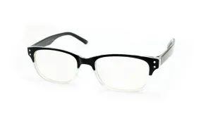 "Adelanto" Translucent Squared Fashion Clear Glasses