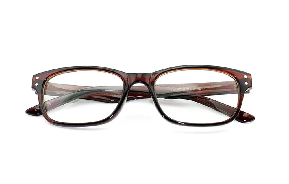 "Adelanto" Translucent Squared Fashion Clear Glasses