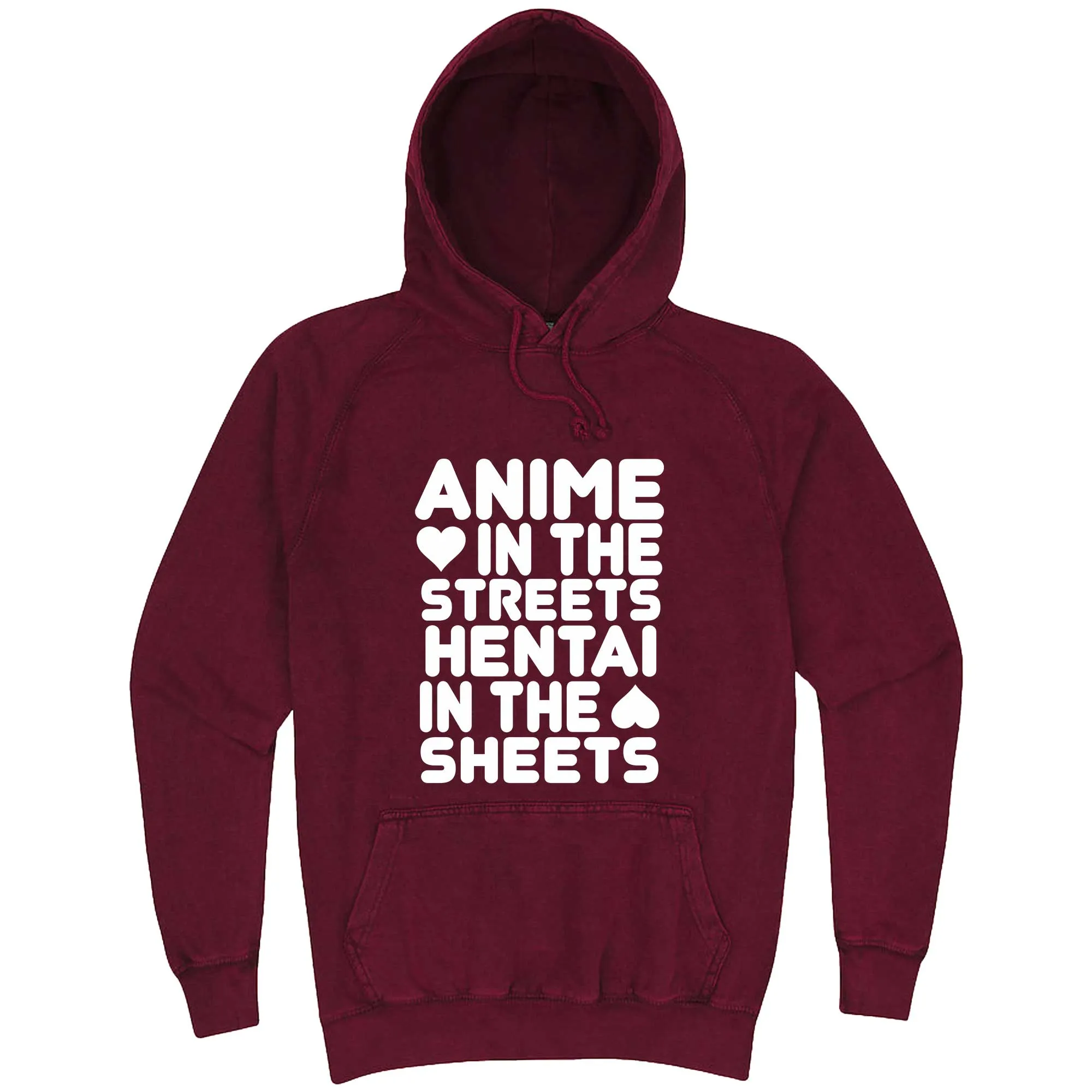 "Anime in the Streets, Hentai in the Sheets" hoodie