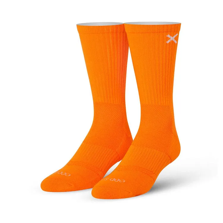 "Orange Basix" Fashion Crew by ODD Sox - Large