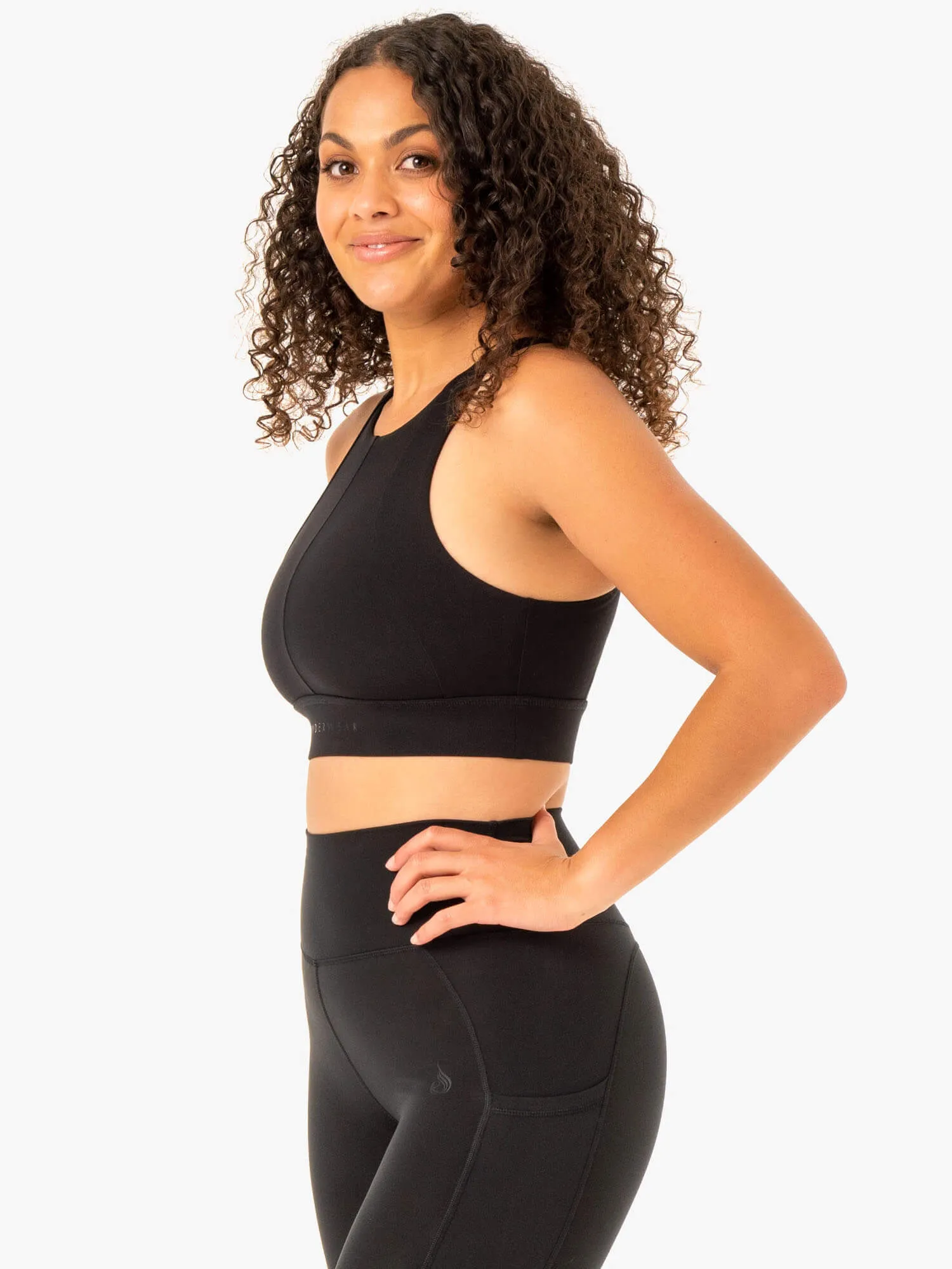 Reset High Impact Sports Bra - Black