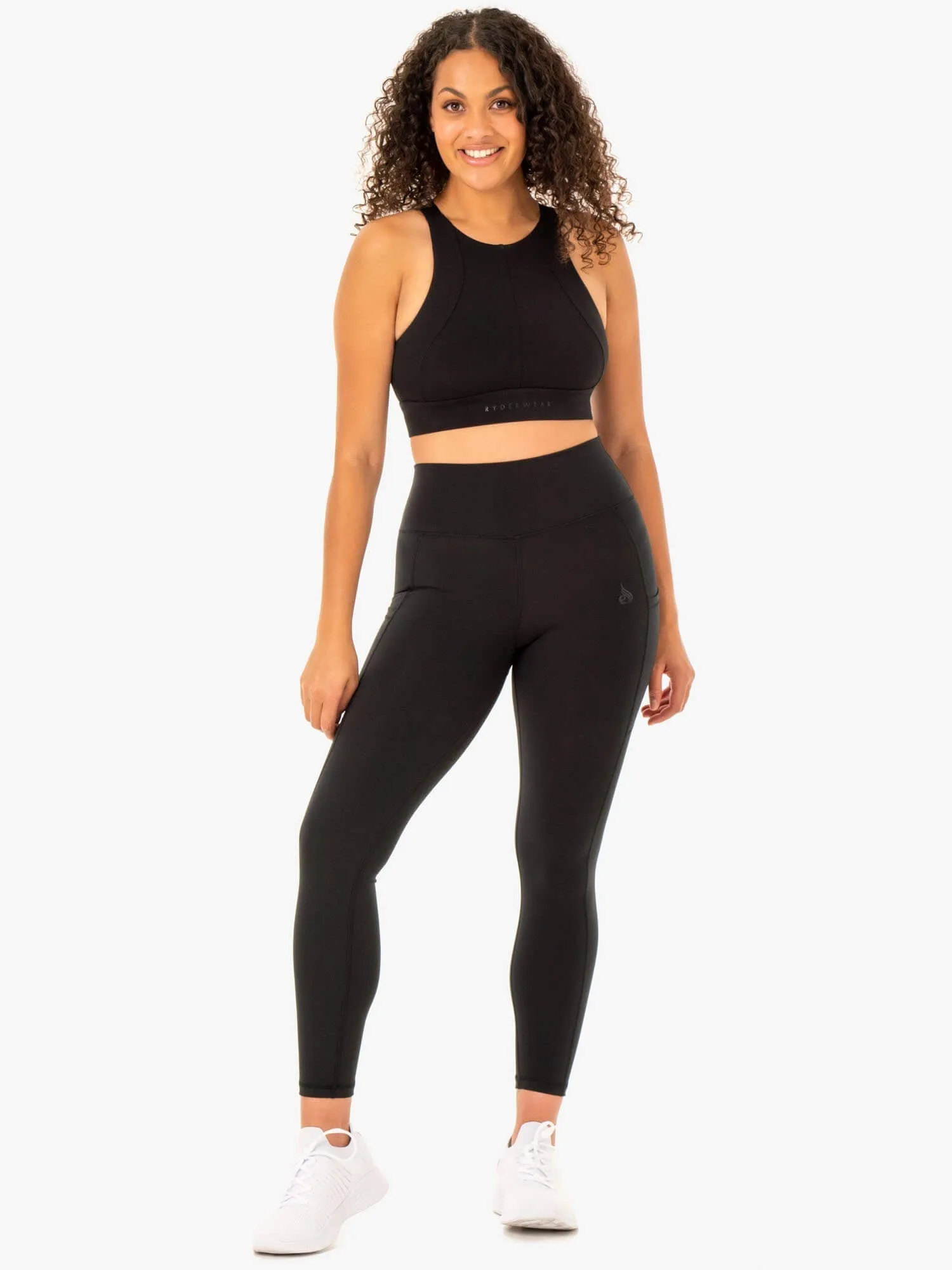 Reset High Impact Sports Bra - Black