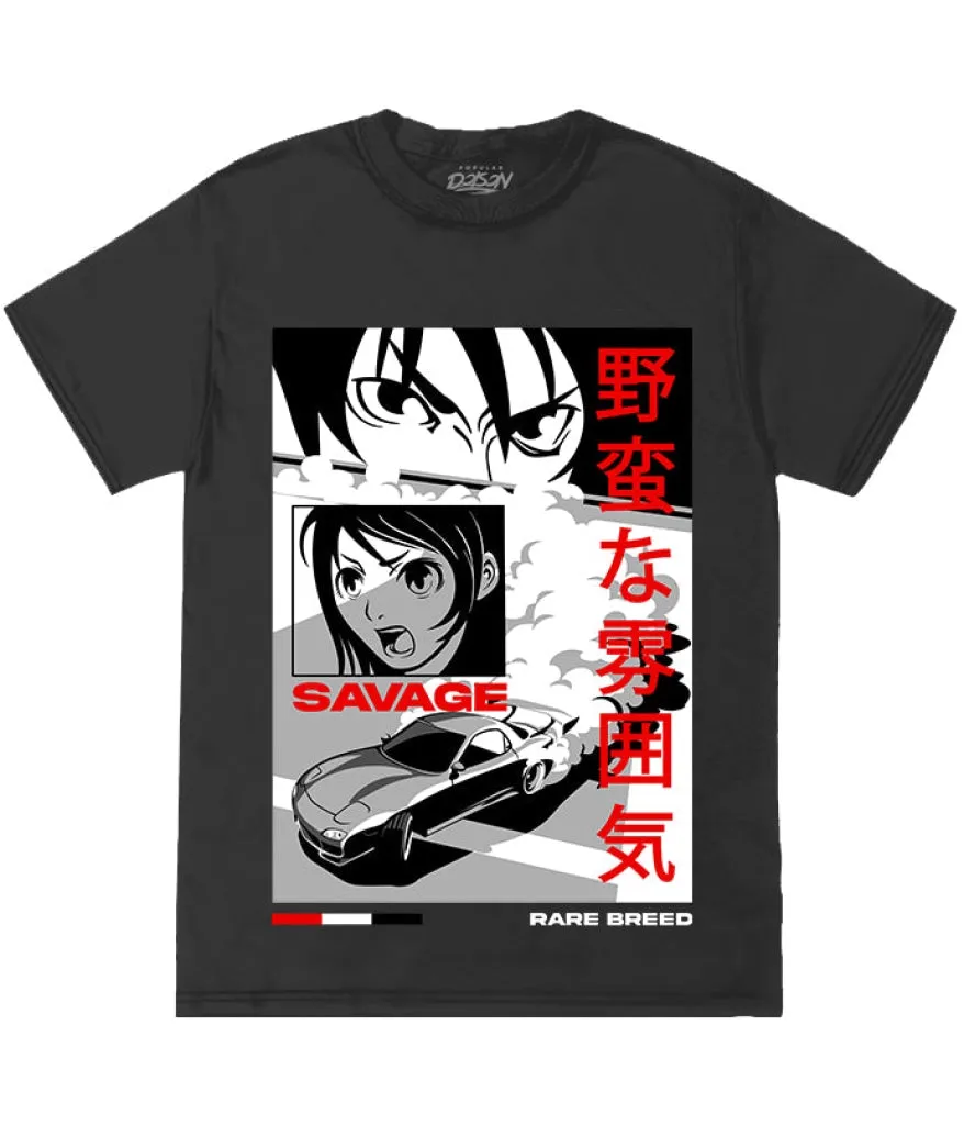 SAVAGE ANIME CARS TEE