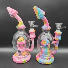 Shroom Celebration Water Pipe | 8 | 14mm