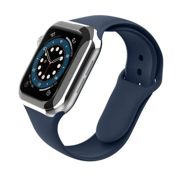 Silicone Sports Band for Apple Watch 45mm - Navy