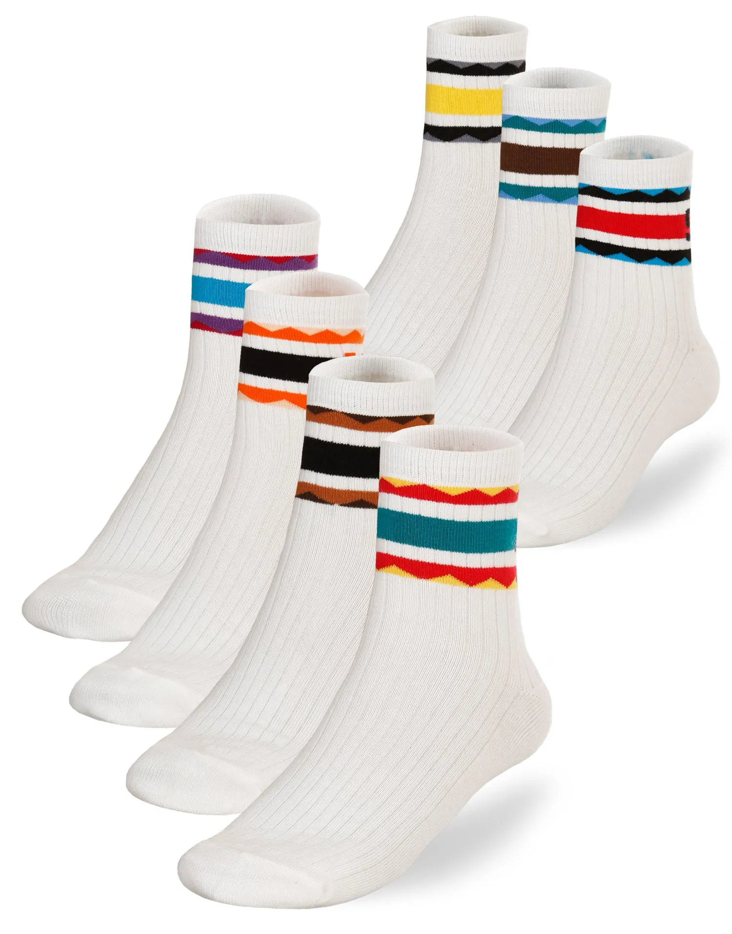 Socksmile Women's Fashion Quarter 7 Pairs Pack.