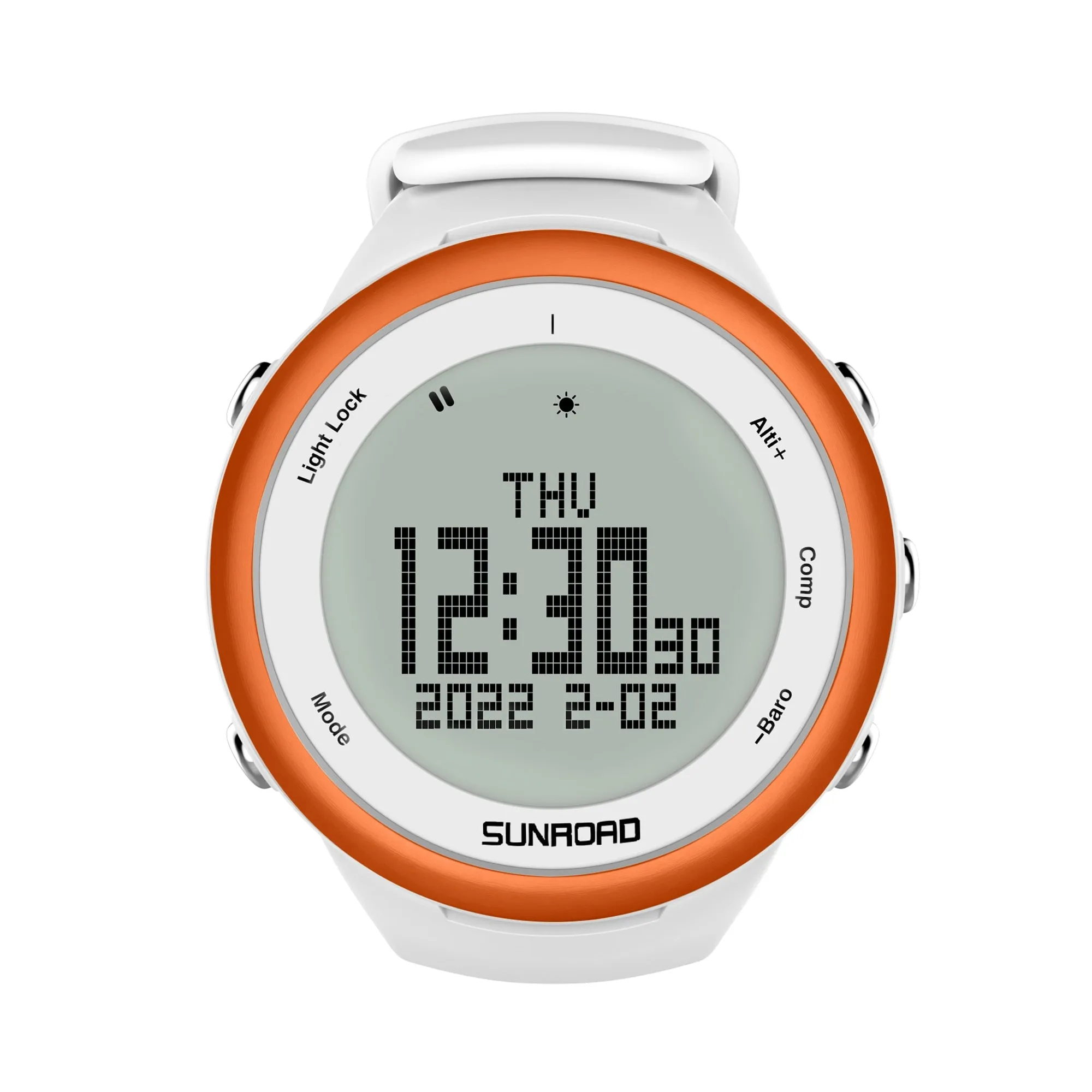 SUNROAD Latest Women Sports Watch White Outdoor Run Fitness Tracker