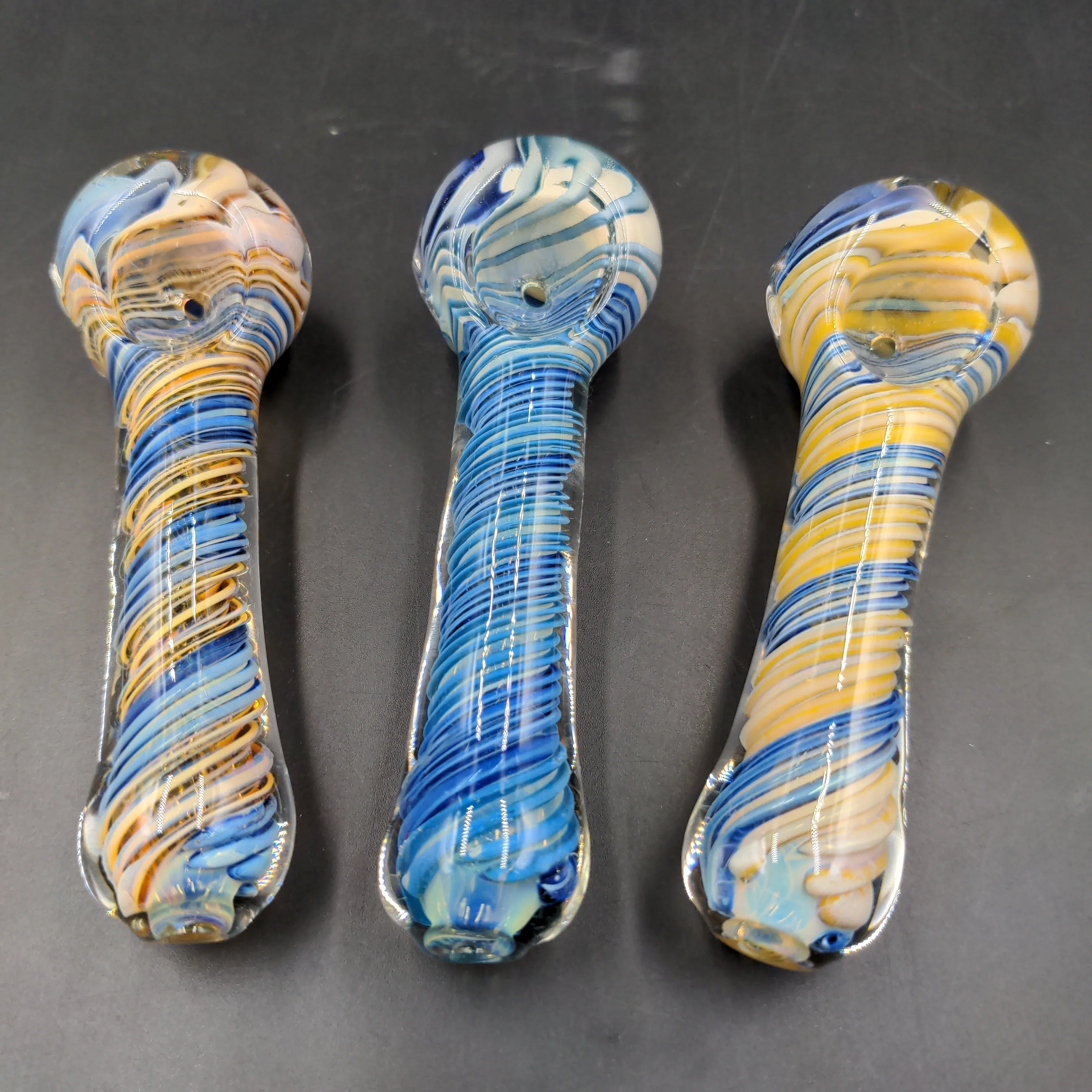 Swirl Spoon Pipe - 3.75