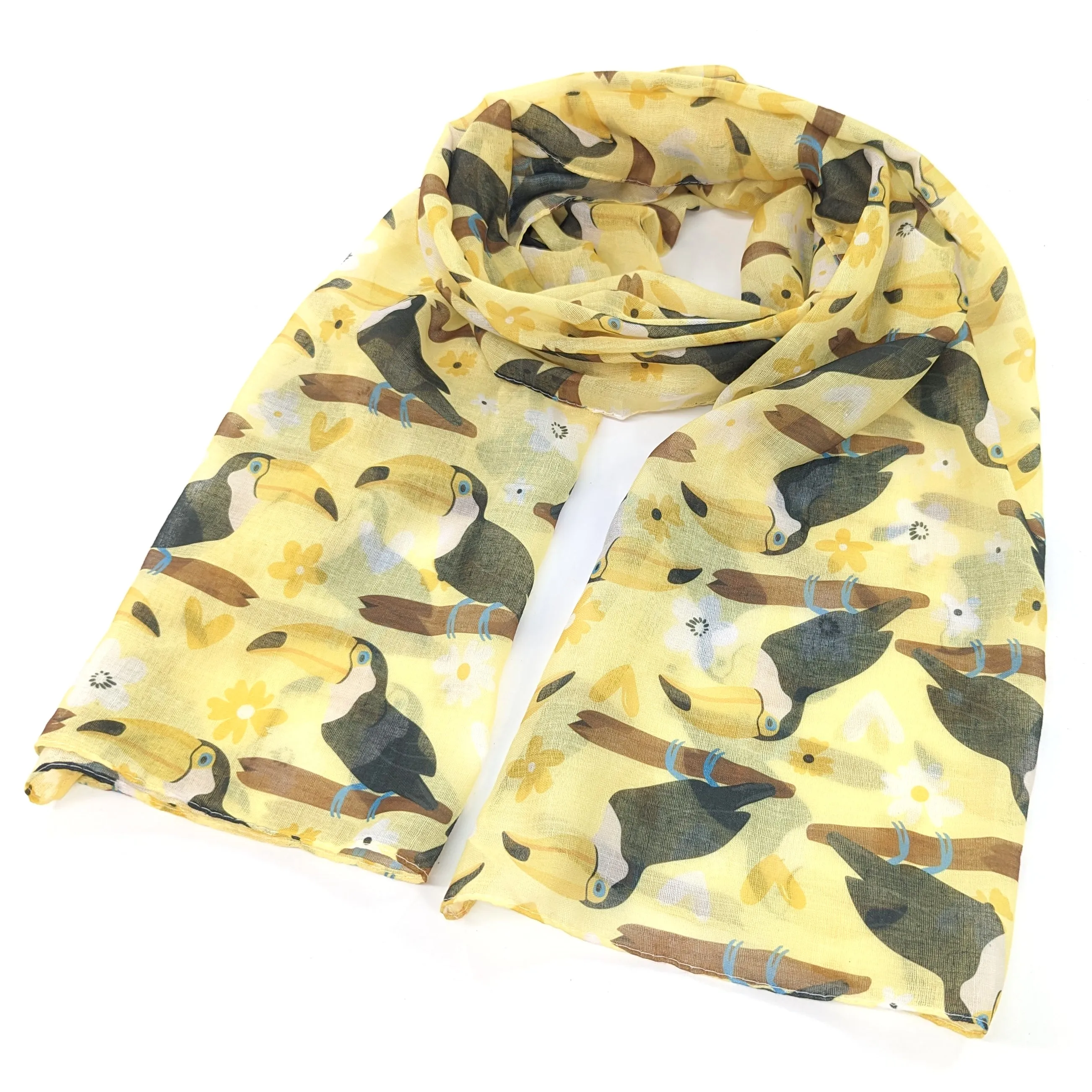 Tina the Toucan ladies Fashion Scarf