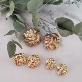 Vintage earrings - Buns