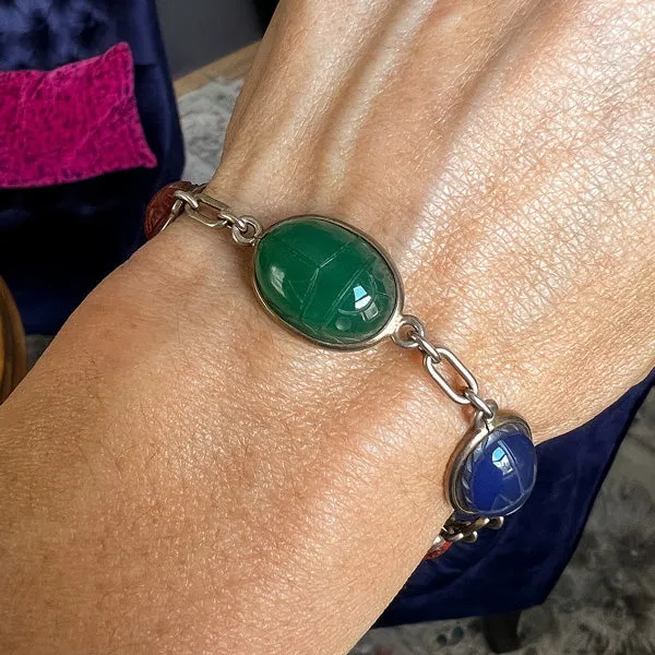 Vintage Scarab Bracelet