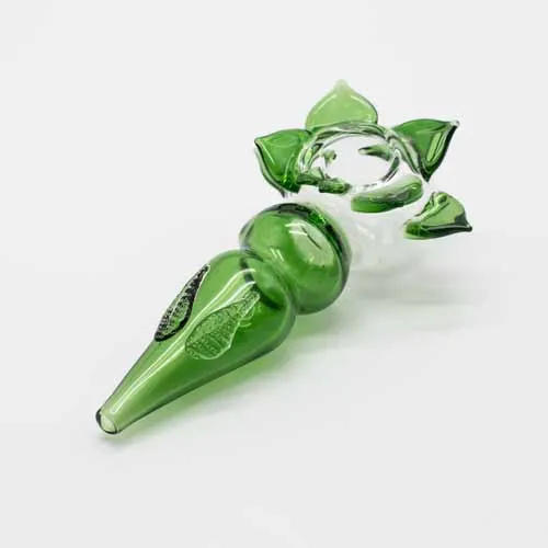 Whispering Willow Floral Glass Pipe