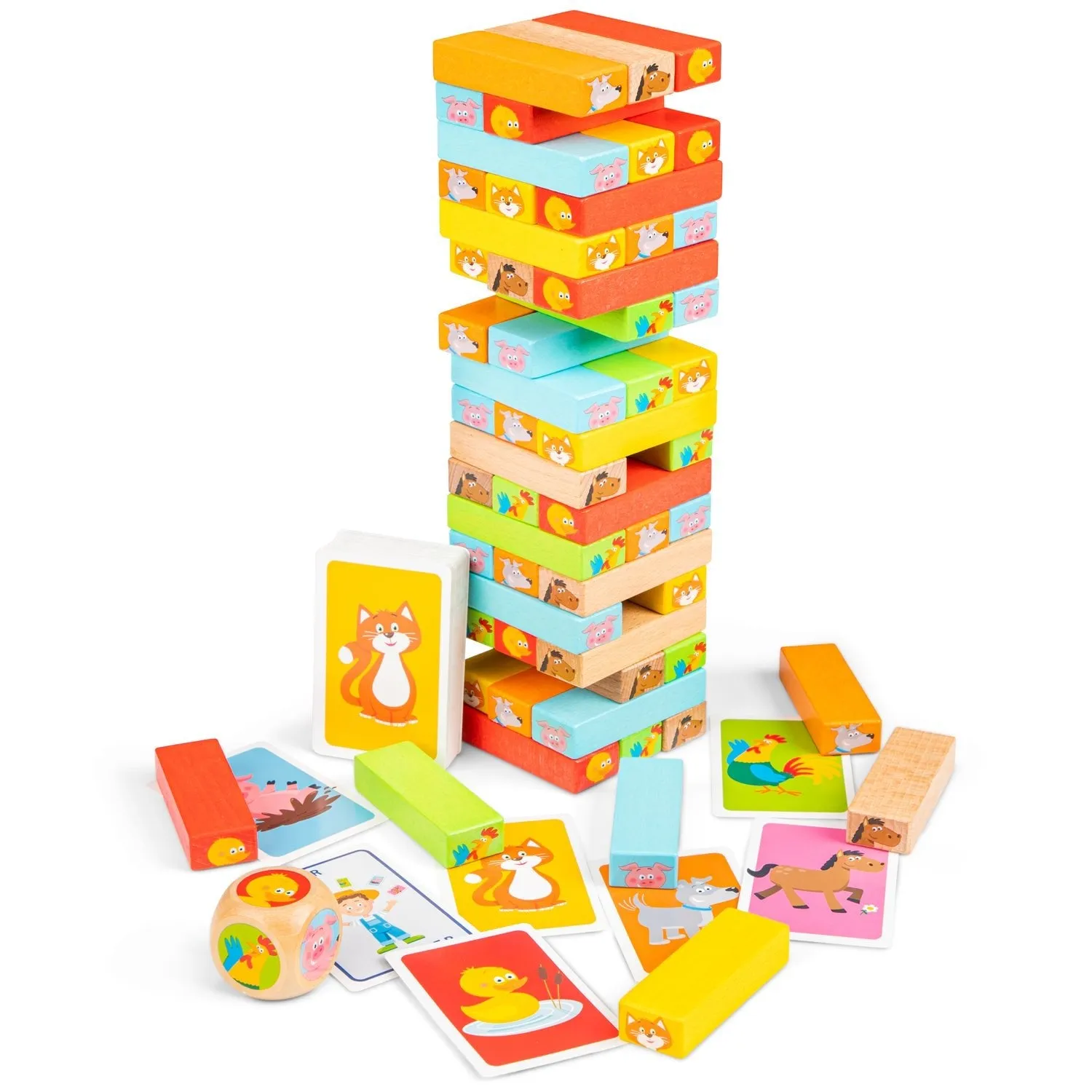 Wooden Block Tower