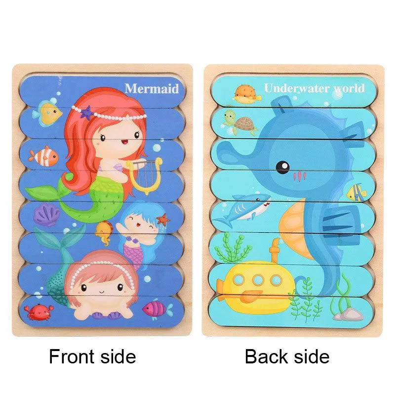 Wooden Creative Strip Puzzle