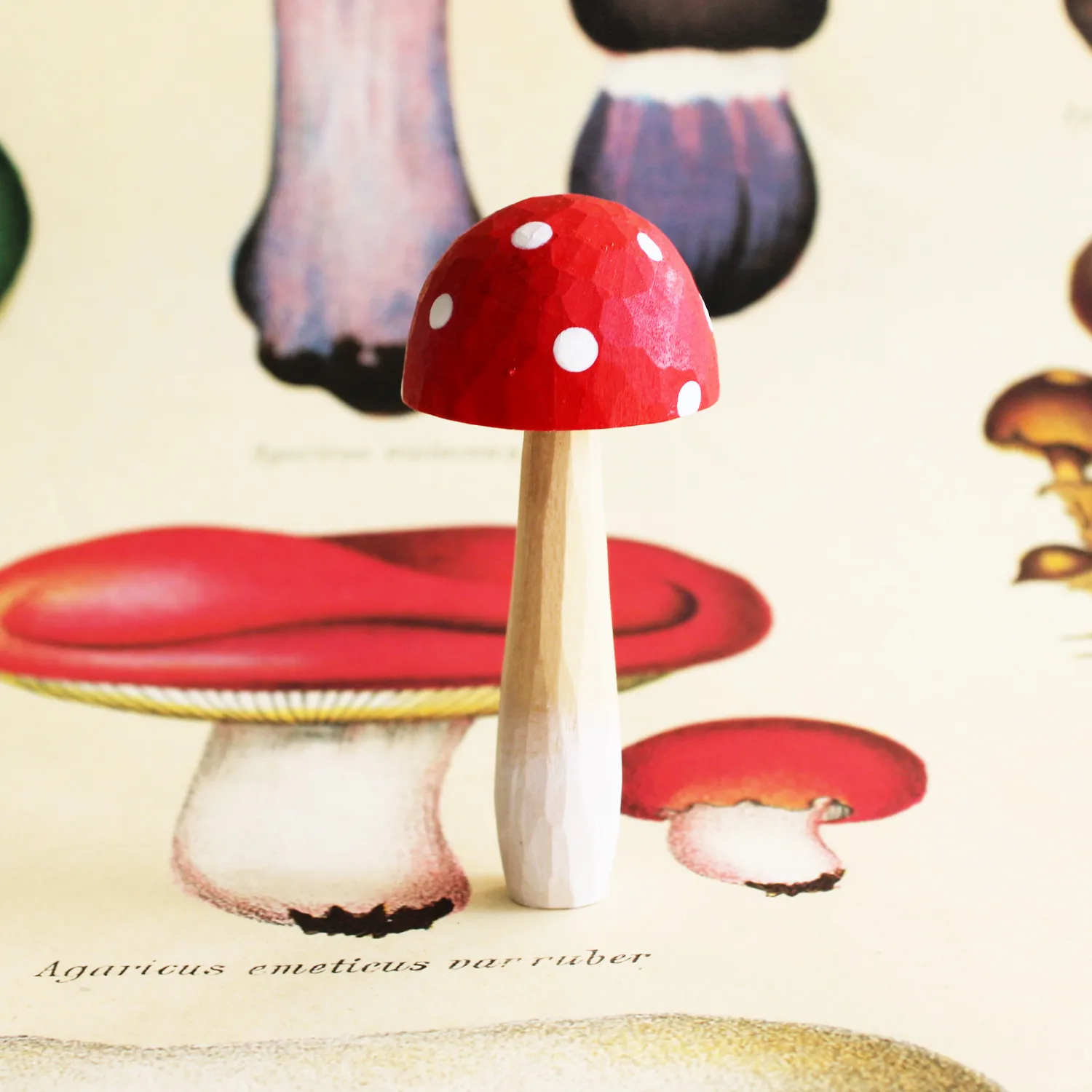 Wooden Mushrooms