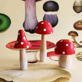 Wooden Mushrooms