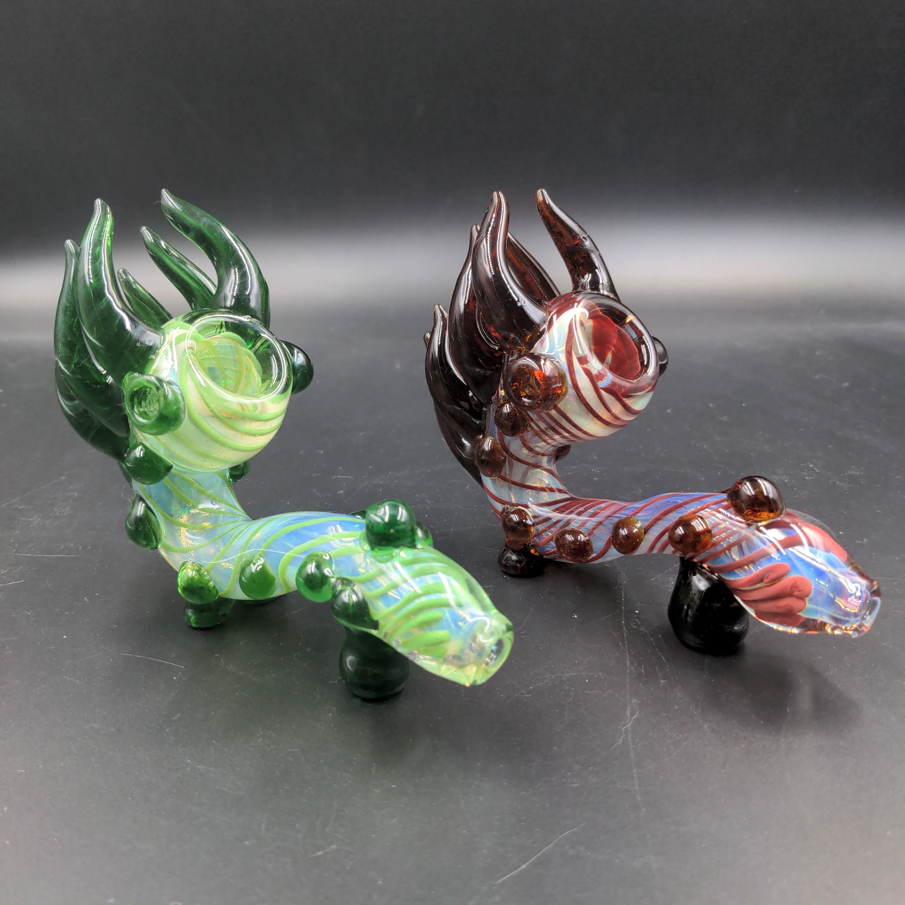 Worked Twisted Alien Tentacled Sherlock Pipe - 5