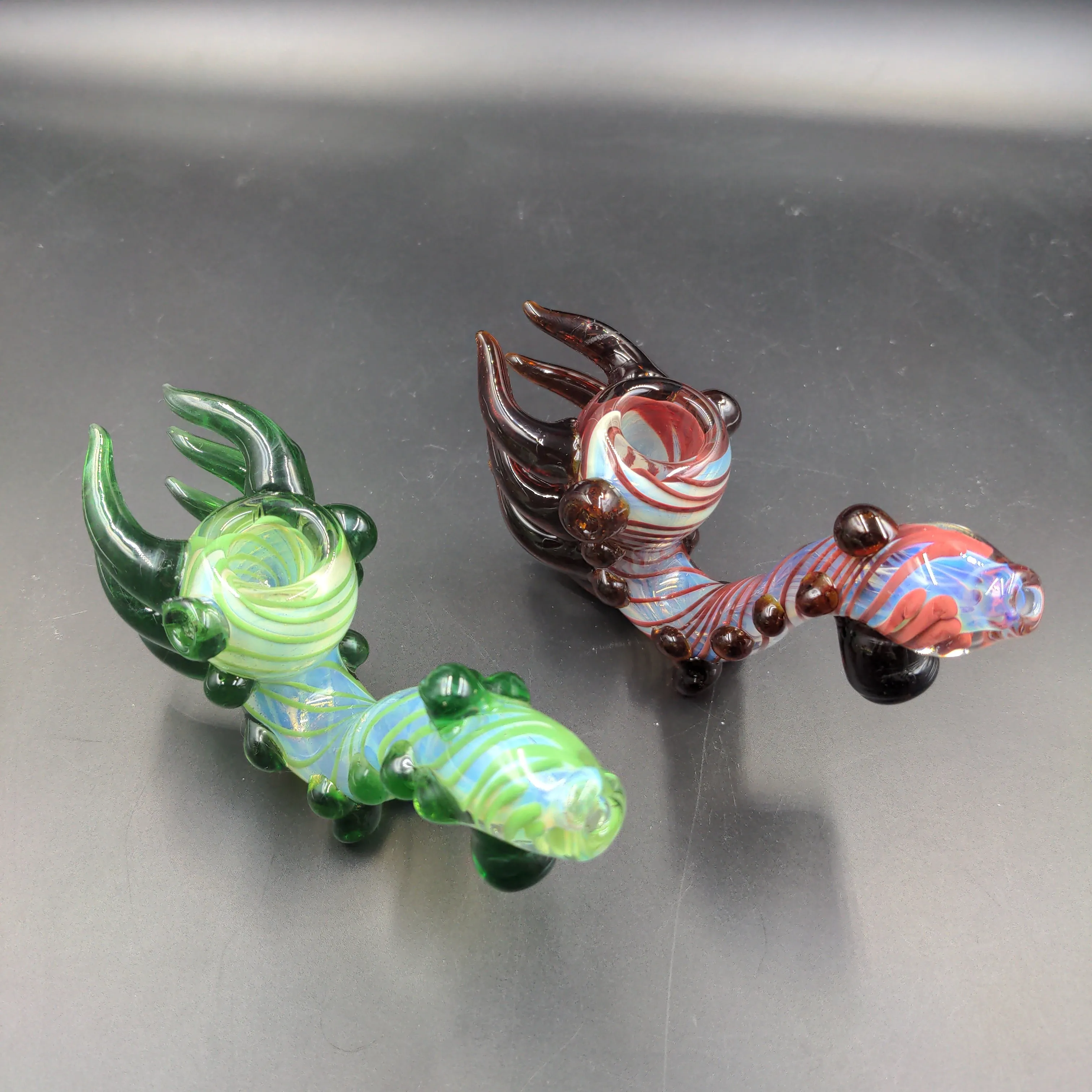 Worked Twisted Alien Tentacled Sherlock Pipe - 5