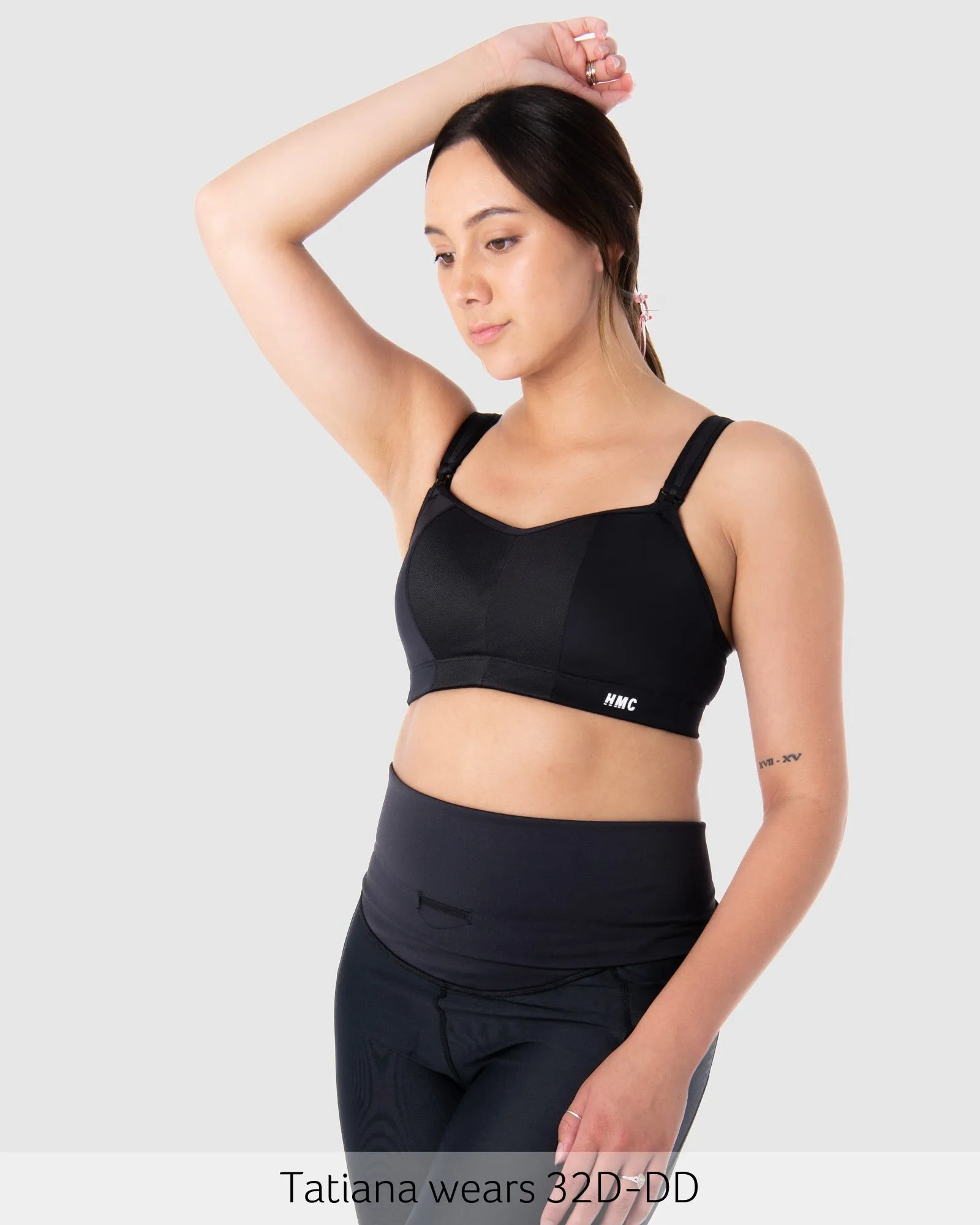 ZEN SPORTS BLACK NURSING BRA - WIREFREE